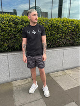 Load image into Gallery viewer, Black LH Logo Swim Shorts