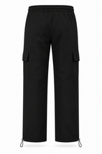 Load image into Gallery viewer, Black Drawstring Cargo