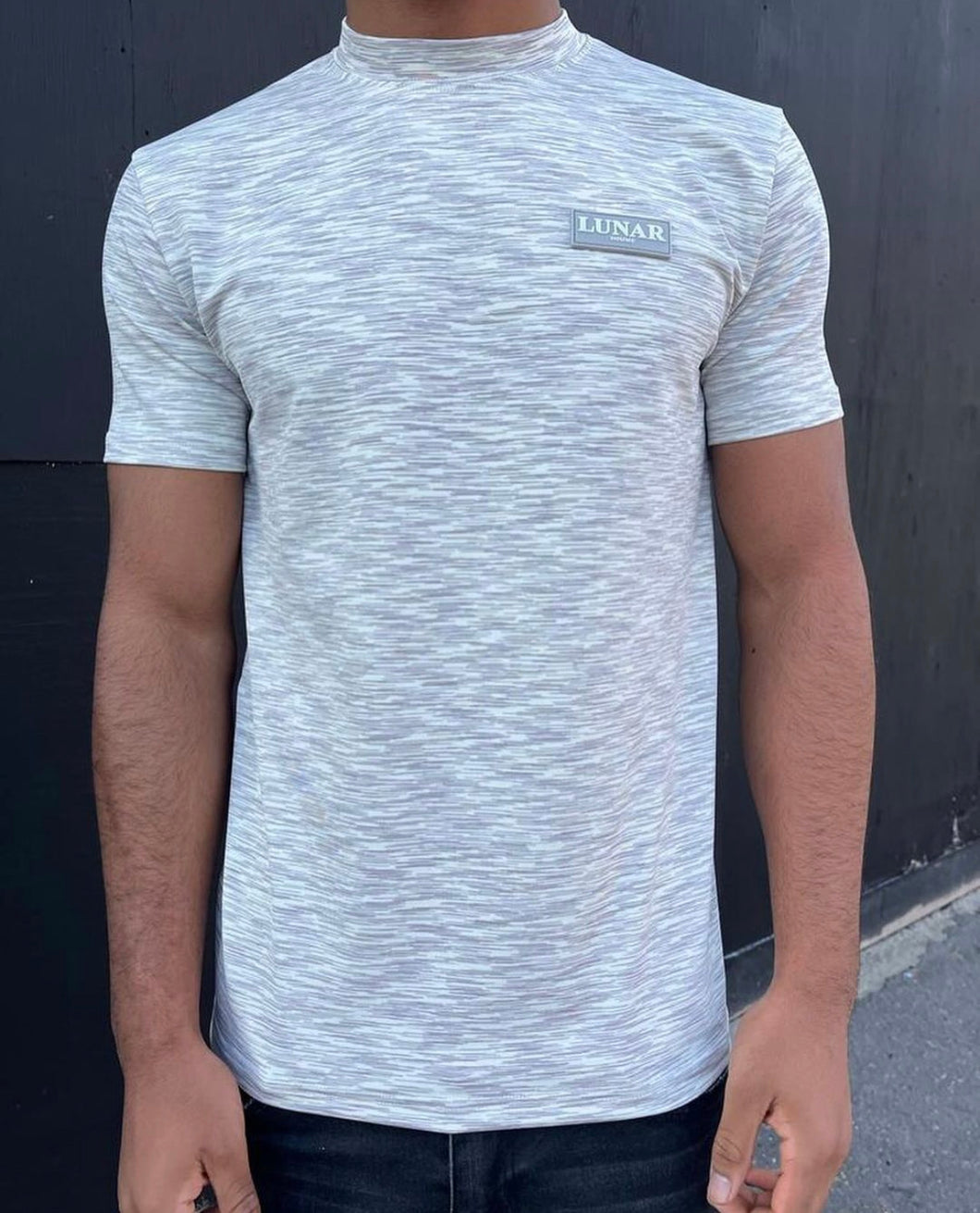 Grey Space Dye Tee