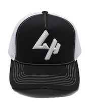 Load image into Gallery viewer, White / Black LH Trucker
