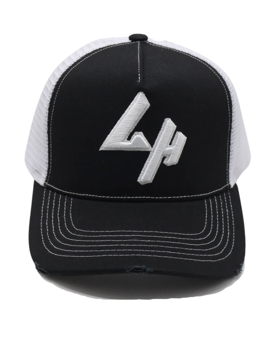 White / Black LH Trucker