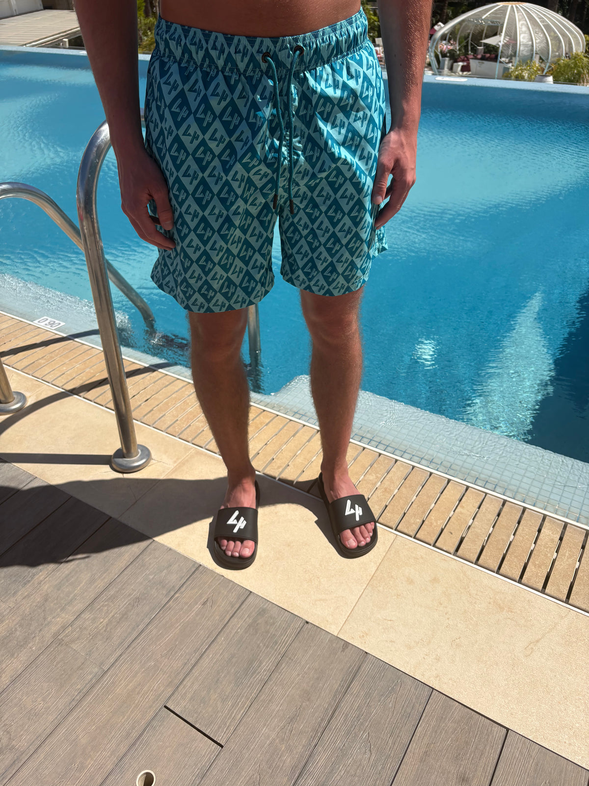 Teal Diamond LH Shorts