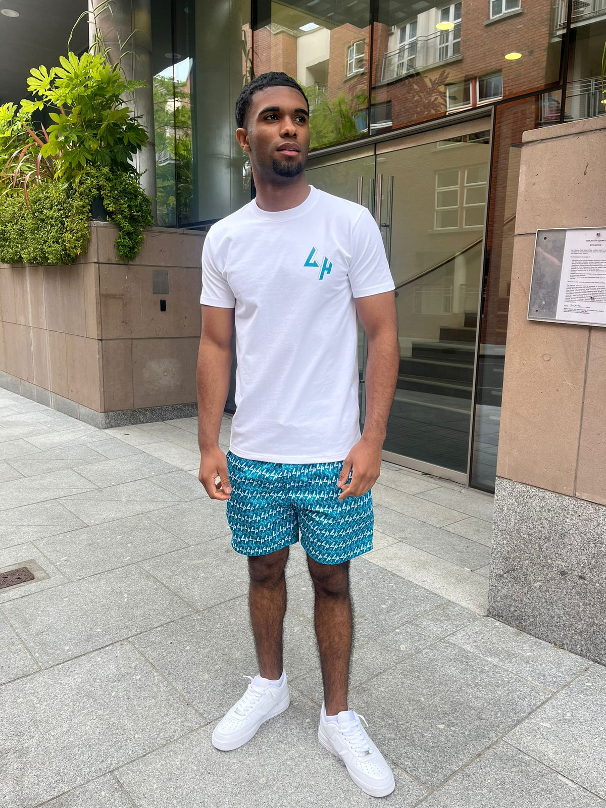 Teal LH Logo Swim Shorts