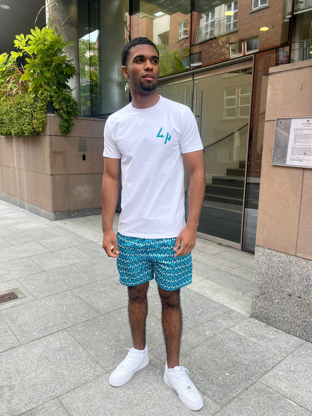 Teal LH Logo Swim Shorts