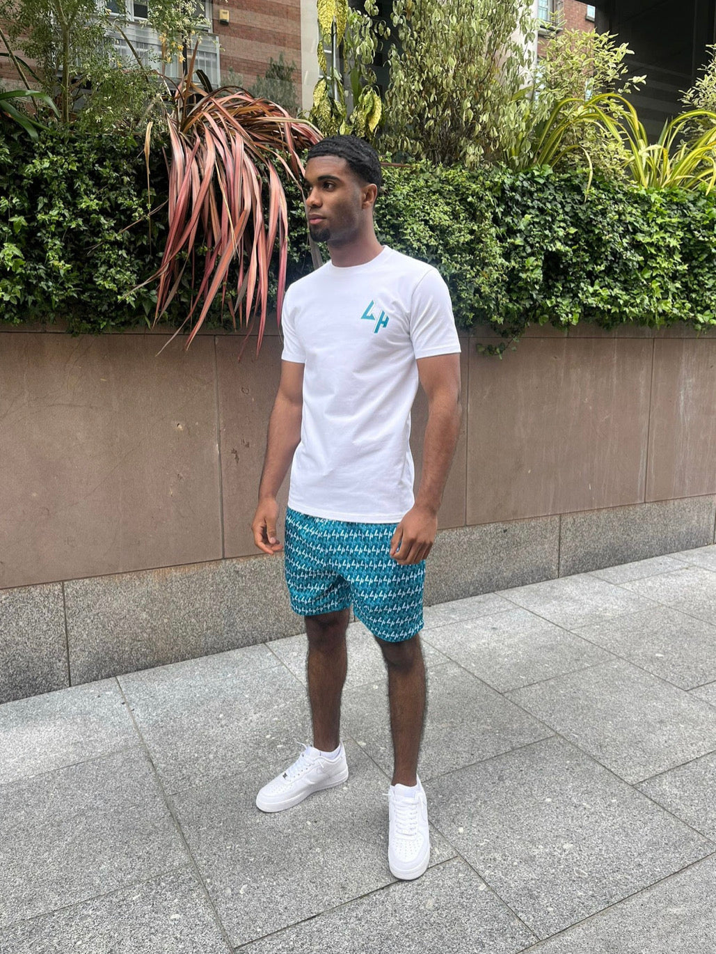 Teal LH Logo Tee