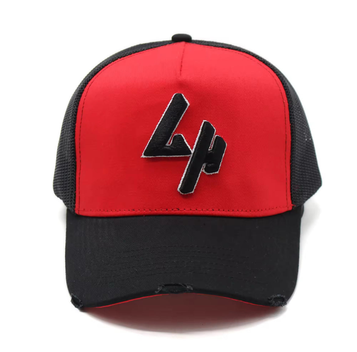 RED/BLACK LH TRUCKER HAT