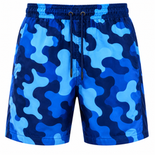 Load image into Gallery viewer, Navy Camo Swimshorts
