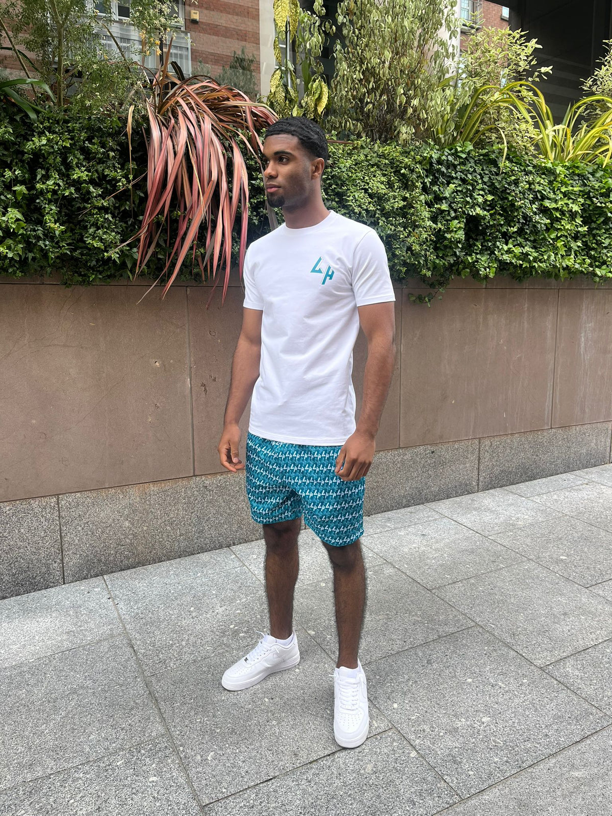 Teal LH Logo Swim Shorts