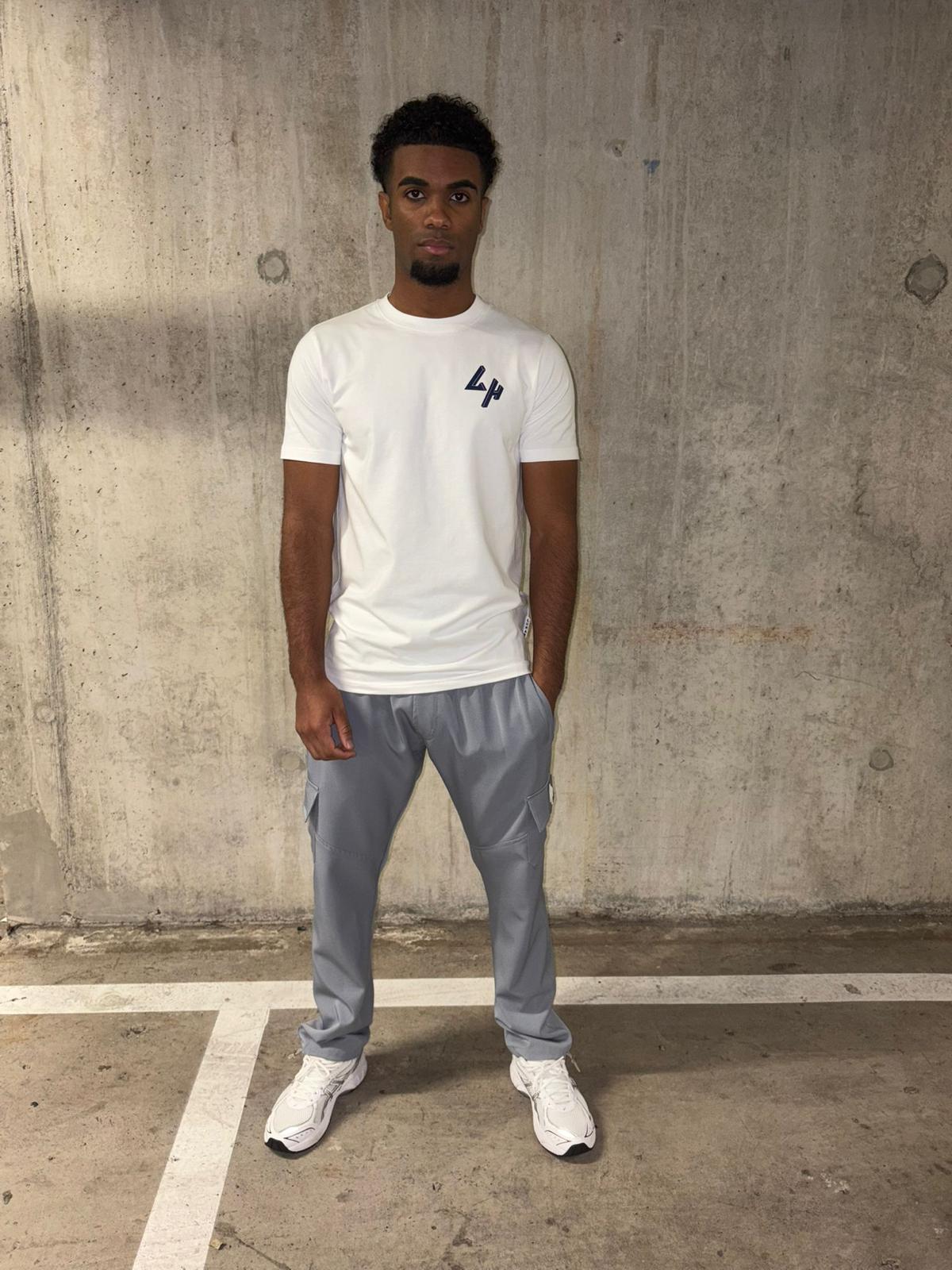 NAVY LH LOGO TEE