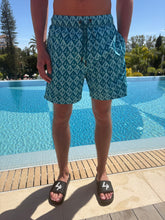 Load image into Gallery viewer, Teal Diamond LH Shorts
