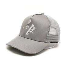 Load image into Gallery viewer, LIGHT GREY LH TRUCKER HAT
