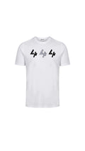3 LH Grey/Black LH Logo White Tee