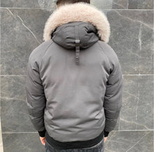 Load image into Gallery viewer, Grey Short Parka
