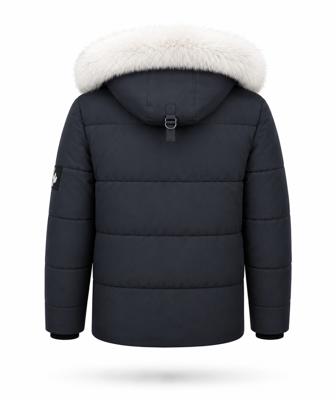 Grey Padded Puffer