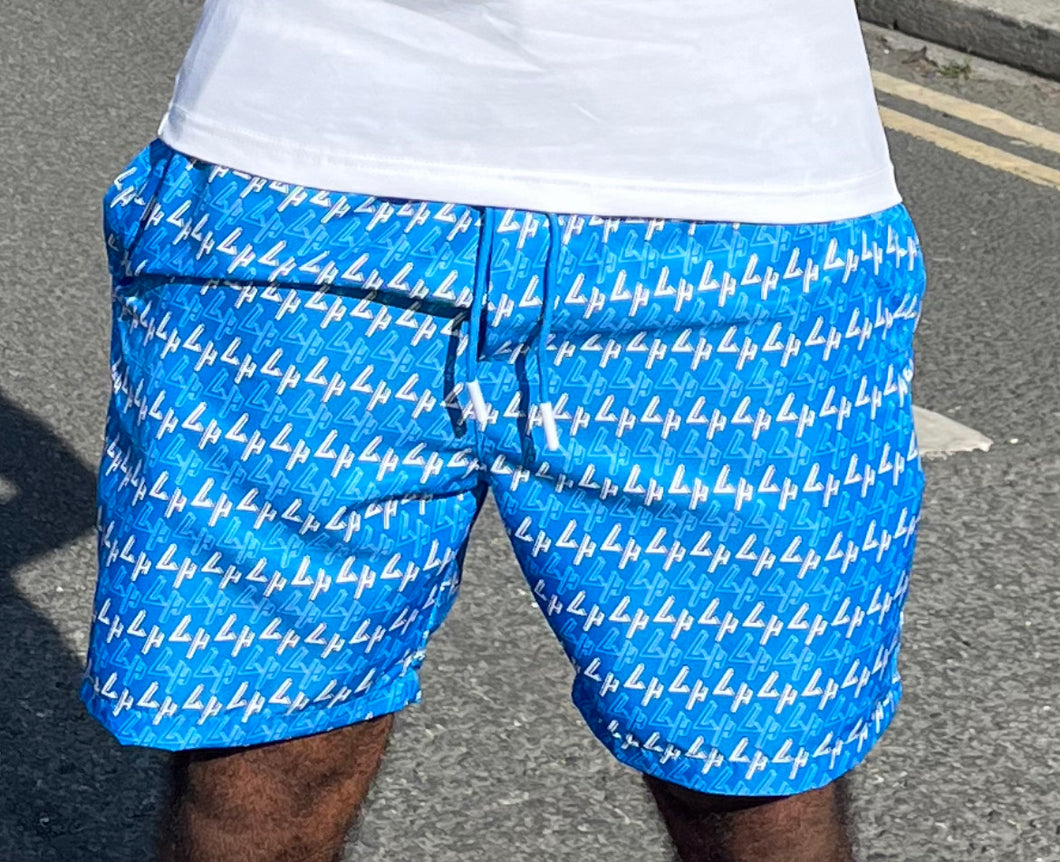 Light Blue LH Logo Swim Shorts