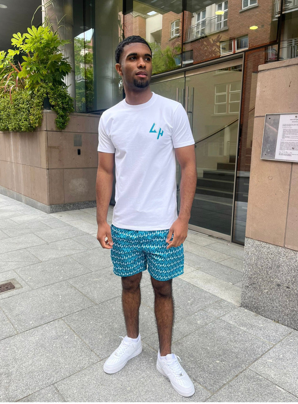 Teal LH Logo Tee