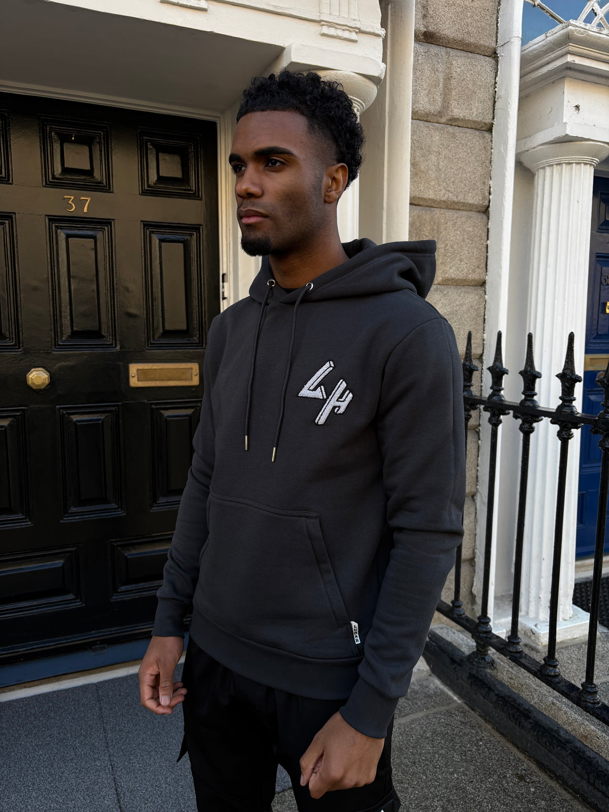 CHARCOAL GREY STUDIO HOODIE