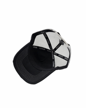 Load image into Gallery viewer, Black / Silver Trucker Hat
