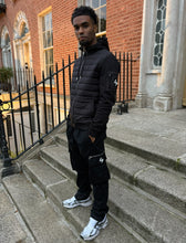 Load image into Gallery viewer, Black Cargo Zip Pocket
