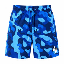Load image into Gallery viewer, Navy Camo Swimshorts

