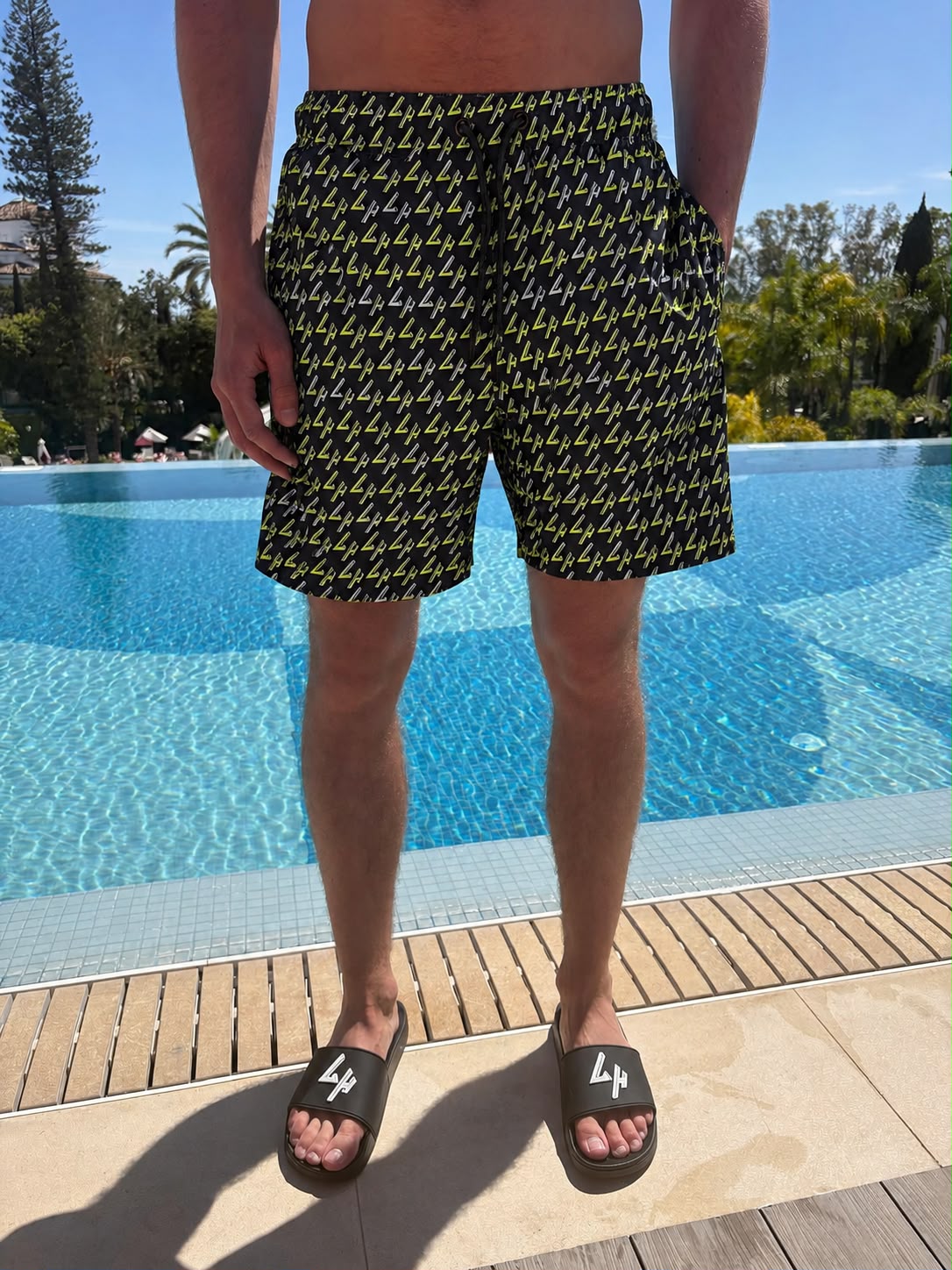NEON LH MONOGRAM SHORTS