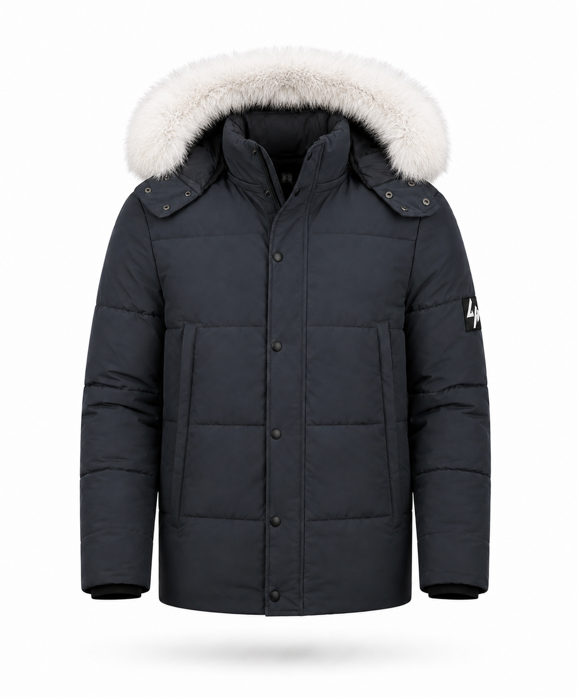 Grey Padded Puffer