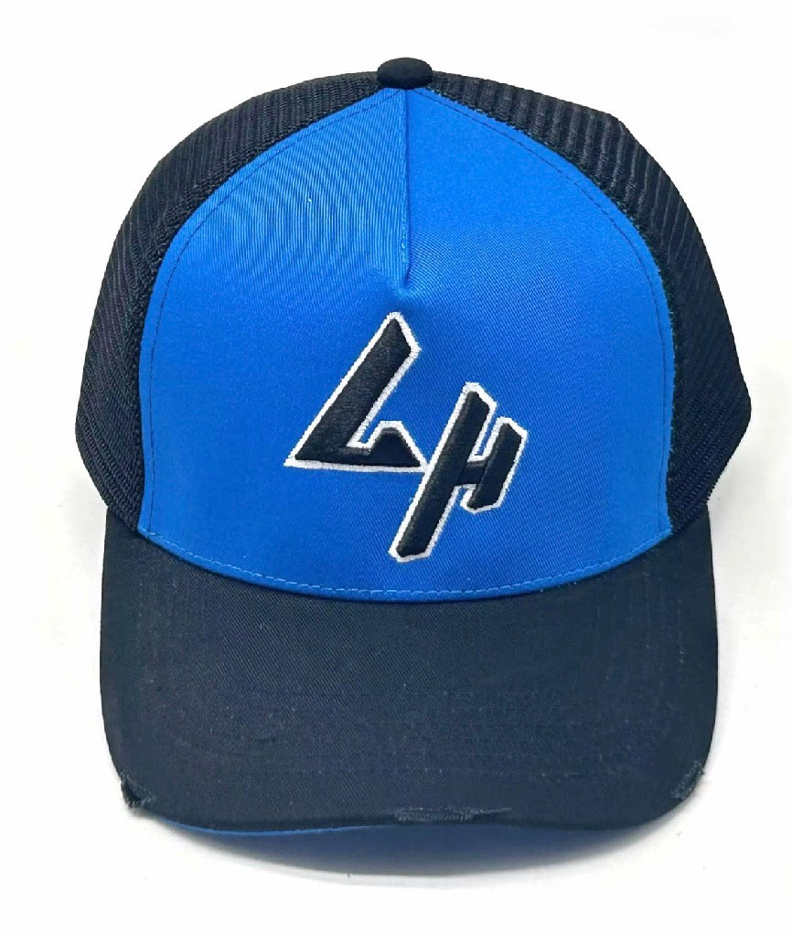 BLUE/BLACK LH TRUCKER HAT