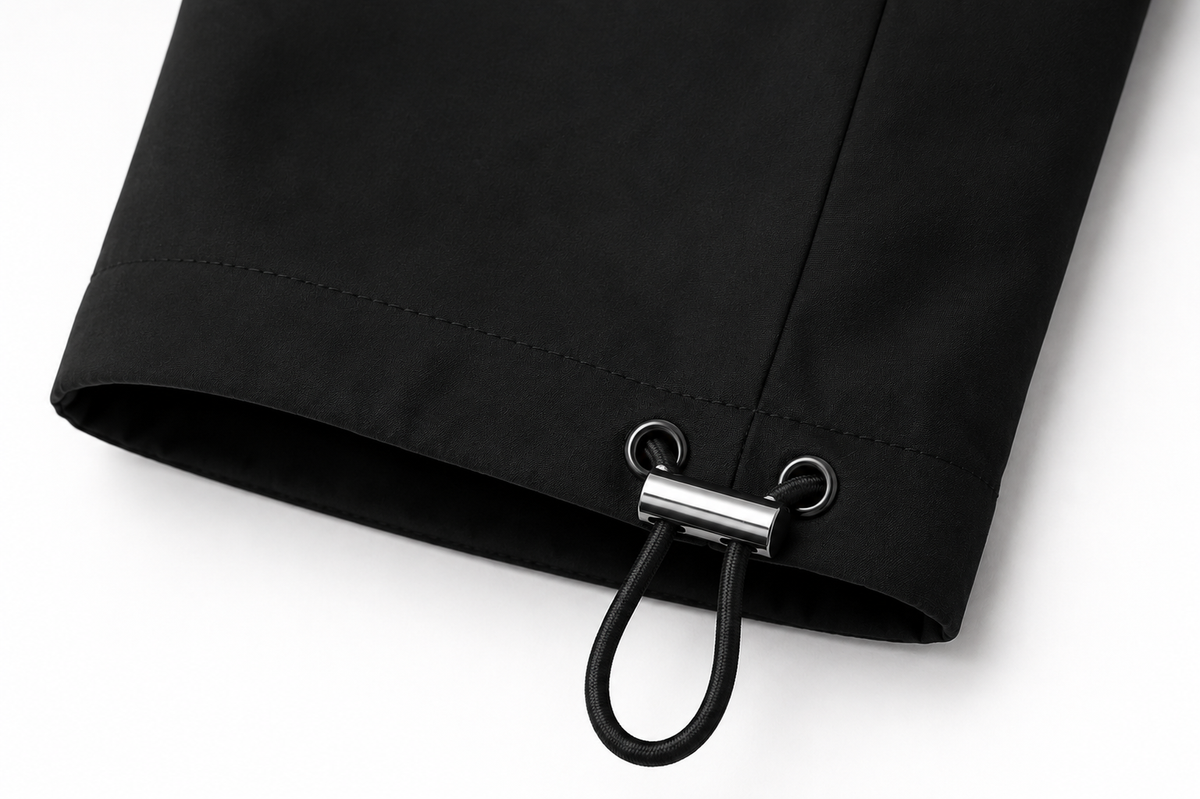 Black Drawstring Cargo