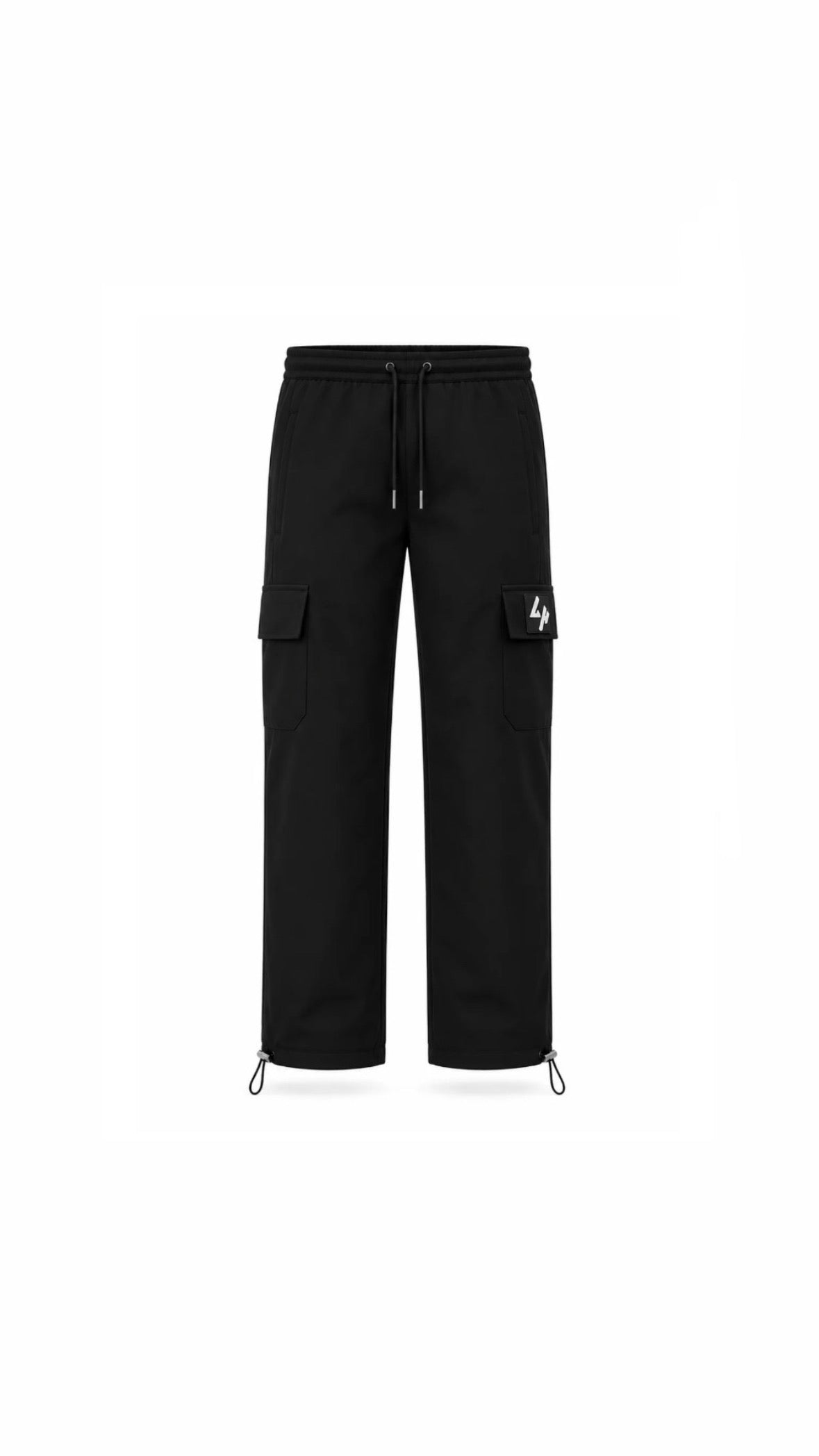Black Drawstring Cargo