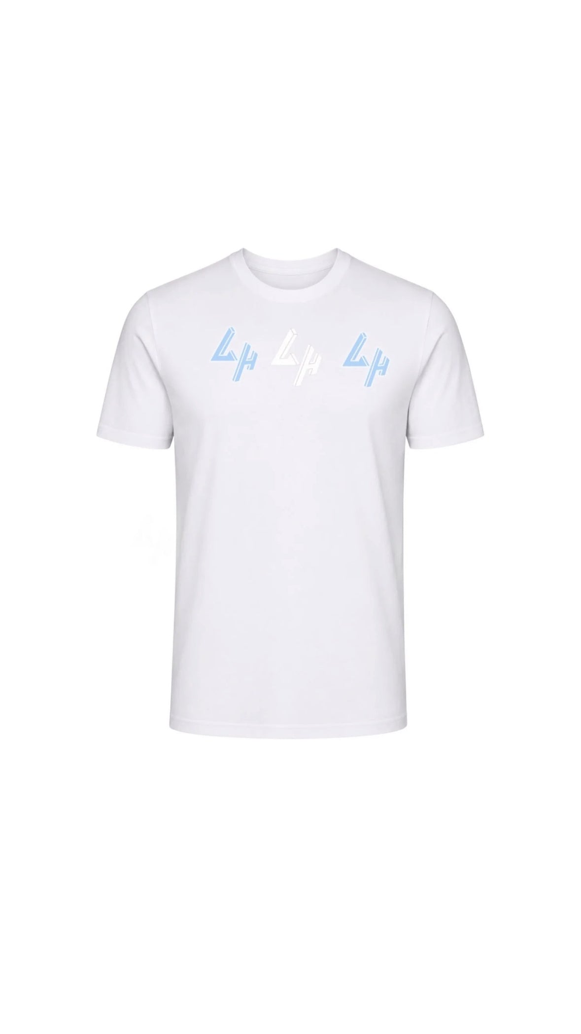 White Tee 3 LH Light Blue