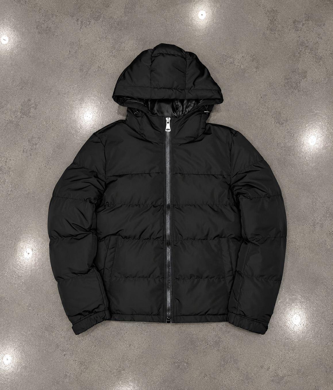 Plain Black Puffer