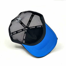 Load image into Gallery viewer, BLUE/BLACK LH TRUCKER HAT
