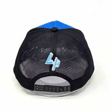 Load image into Gallery viewer, BLUE/BLACK LH TRUCKER HAT
