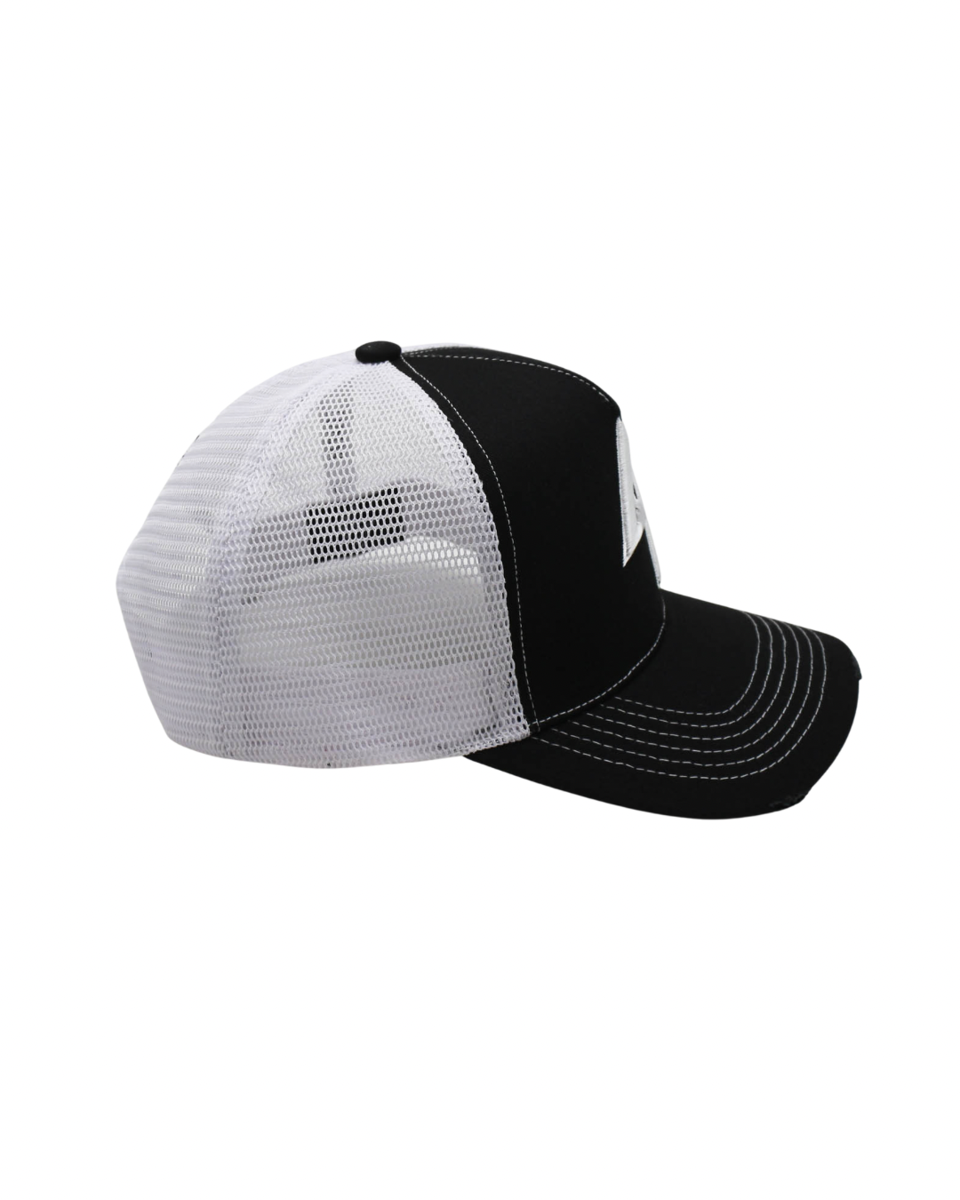 White / Black LH Trucker