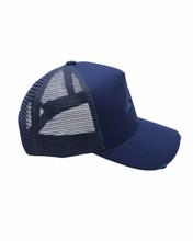 Load image into Gallery viewer, Navy LH Trucker
