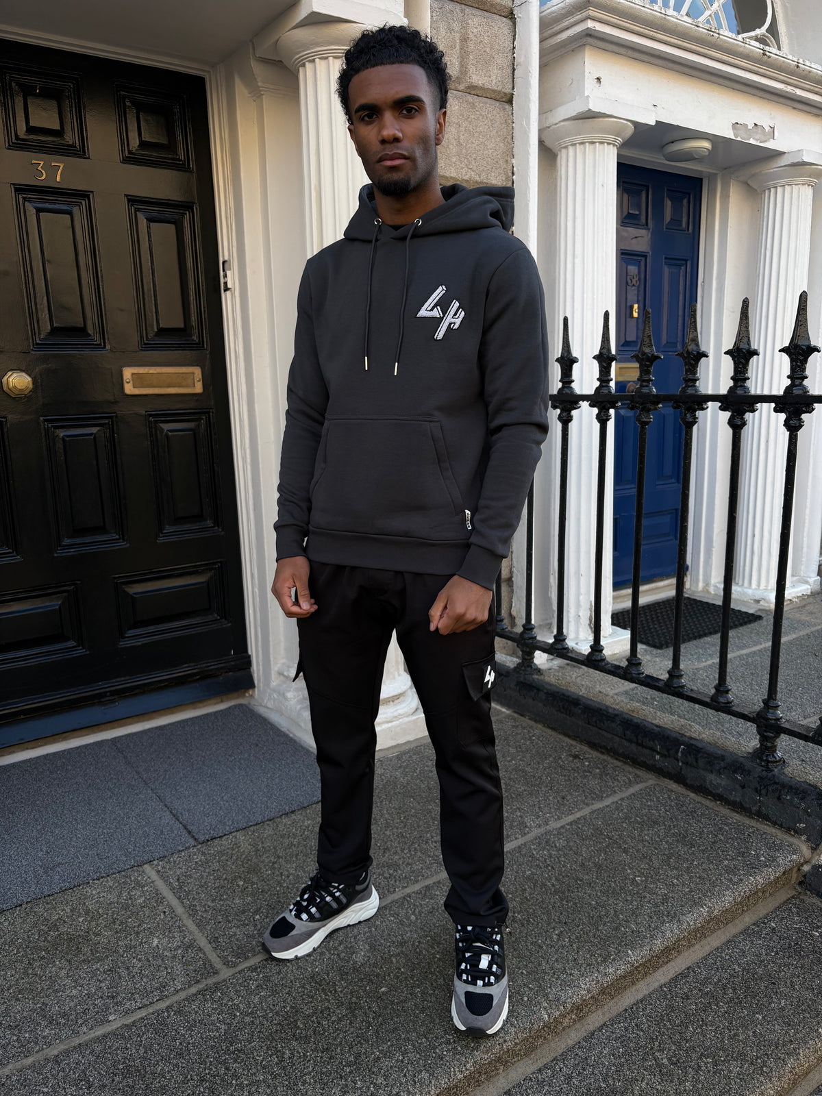 CHARCOAL GREY STUDIO HOODIE